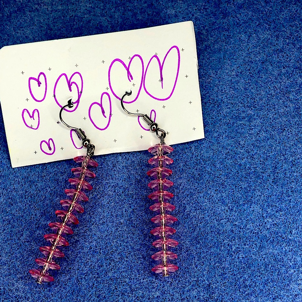 Pink errings
